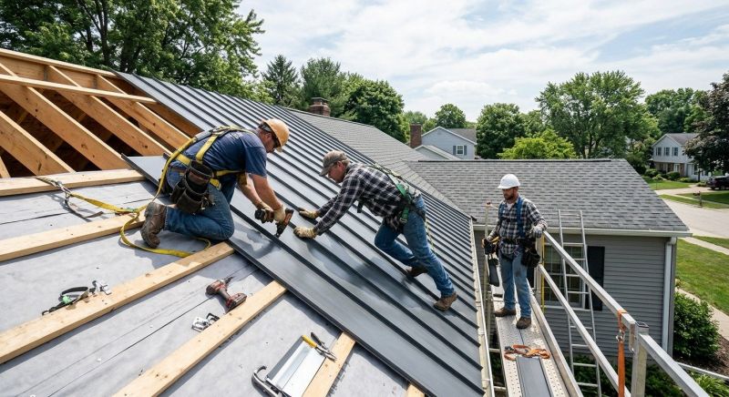 Aluminum Roof Installation in Clarendon Hills, IL