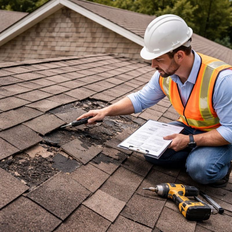 Asphalt Roof Inspection in North Aurora, IL