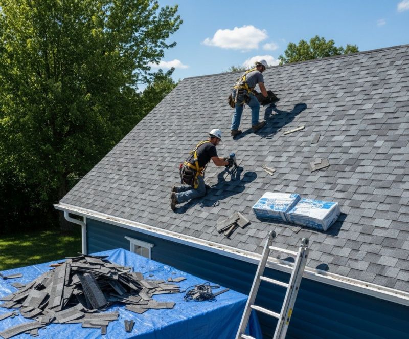 Asphalt Roof Replacement in Bartlett, IL