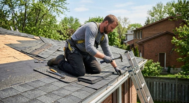 Asphalt Shingles Repair in Carol Stream, IL