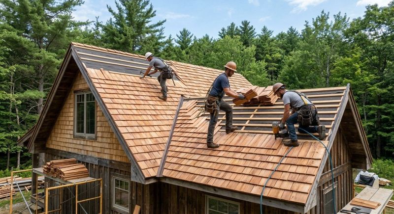 Cedar Roof Installation in Bloomingdale, IL