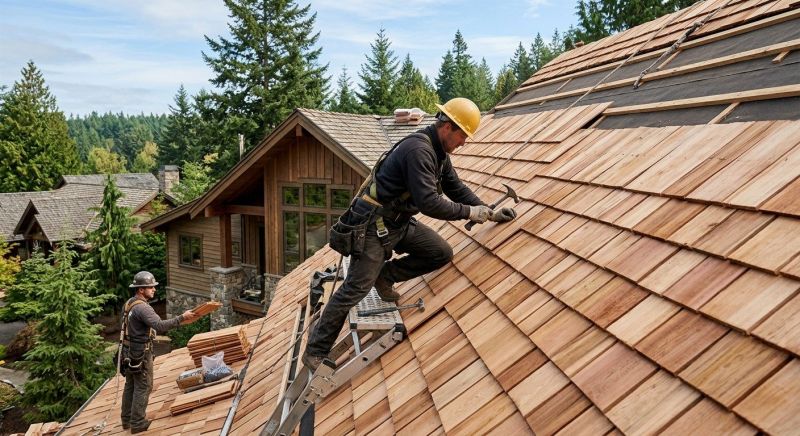 Cedar Roof Installation in Plainfield, IL