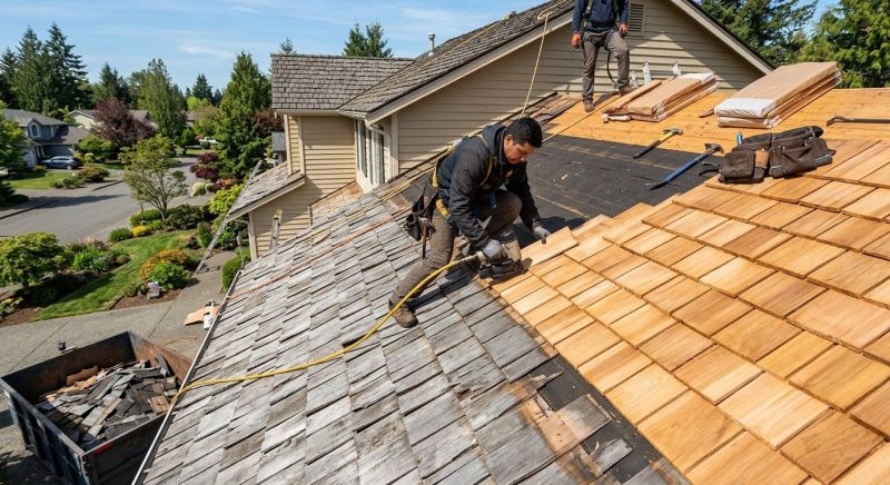 Cedar Roof Replacement in Hinsdale, IL
