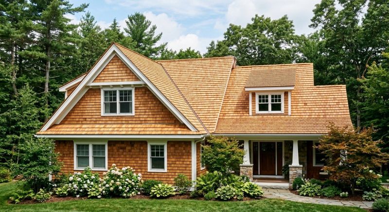 Cedar Shake Roof Construction in Glen Ellyn, IL