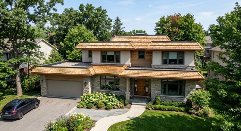 Cedar Shake Roof Construction in Glen Ellyn, IL