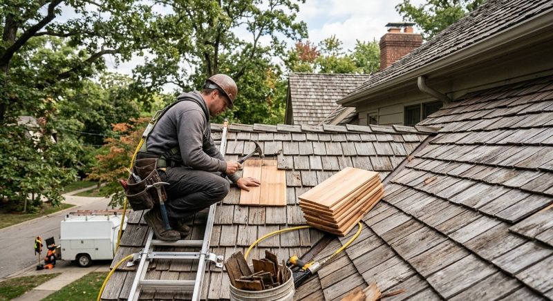 Cedar Shake Roof Repair in Addison, IL