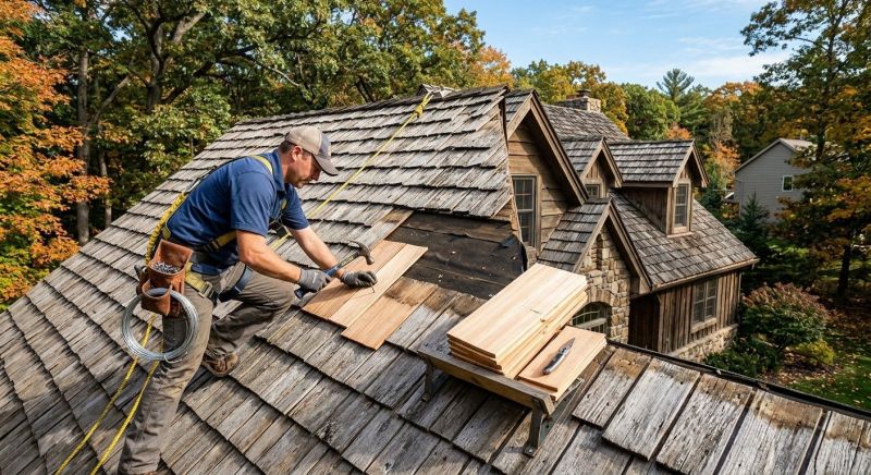 Cedar Shingles Repair in Bartlett, IL