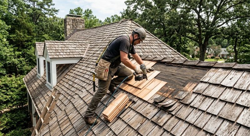 Cedar Shingles Repair in Bolingbrook, IL