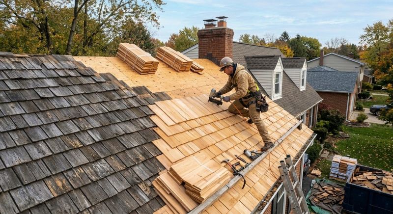 Cedar Shingles Replacement in Carol Stream, IL