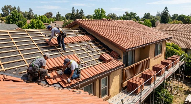 Clay Roof Installation in North Aurora, IL