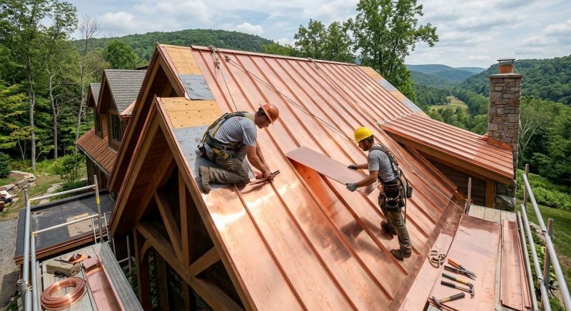 Copper Roof Installation in Kane County, IL