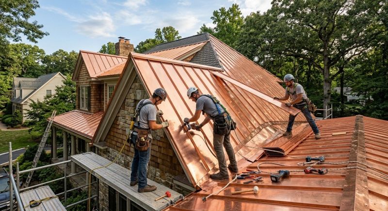Copper Roof Installation in Kane County, IL
