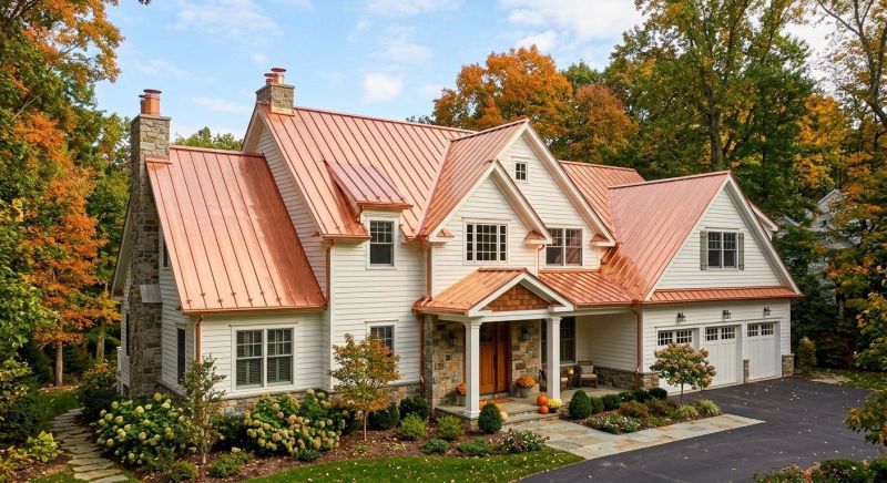 Copper Roof Replacement in Kane County, IL