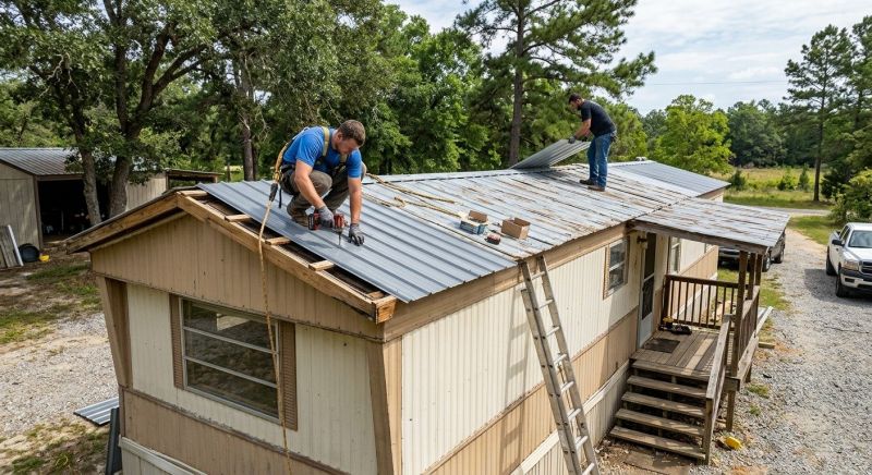 Corrugated Roof Repair in Aurora, IL