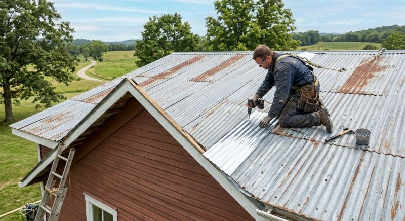 Corrugated Roof Repair in Palos Hills, IL