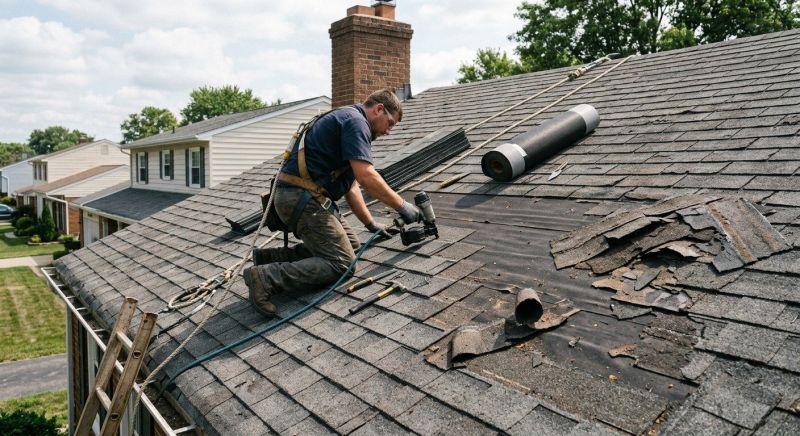Damaged Roof Repair in Bartlett, IL