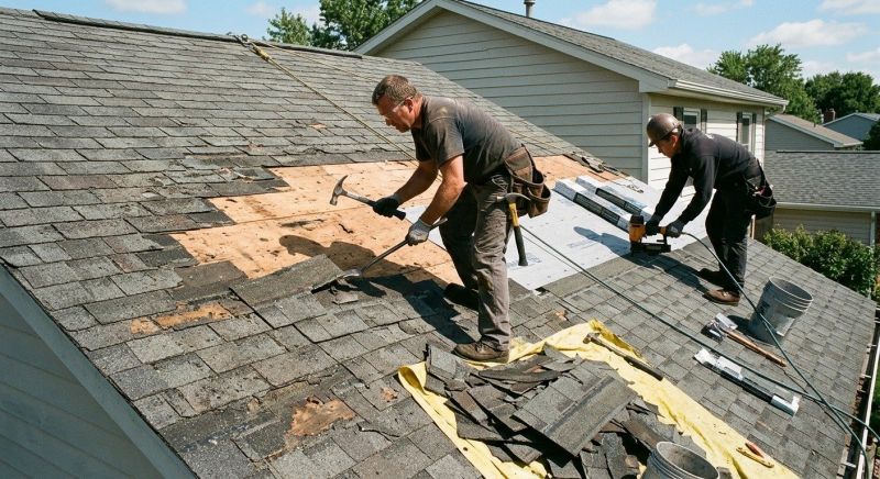 Damaged Roof Repair in Hickory Hills, IL