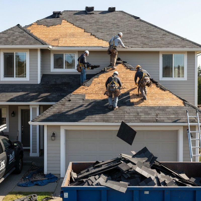 Damaged Roof Replacement in Addison, IL