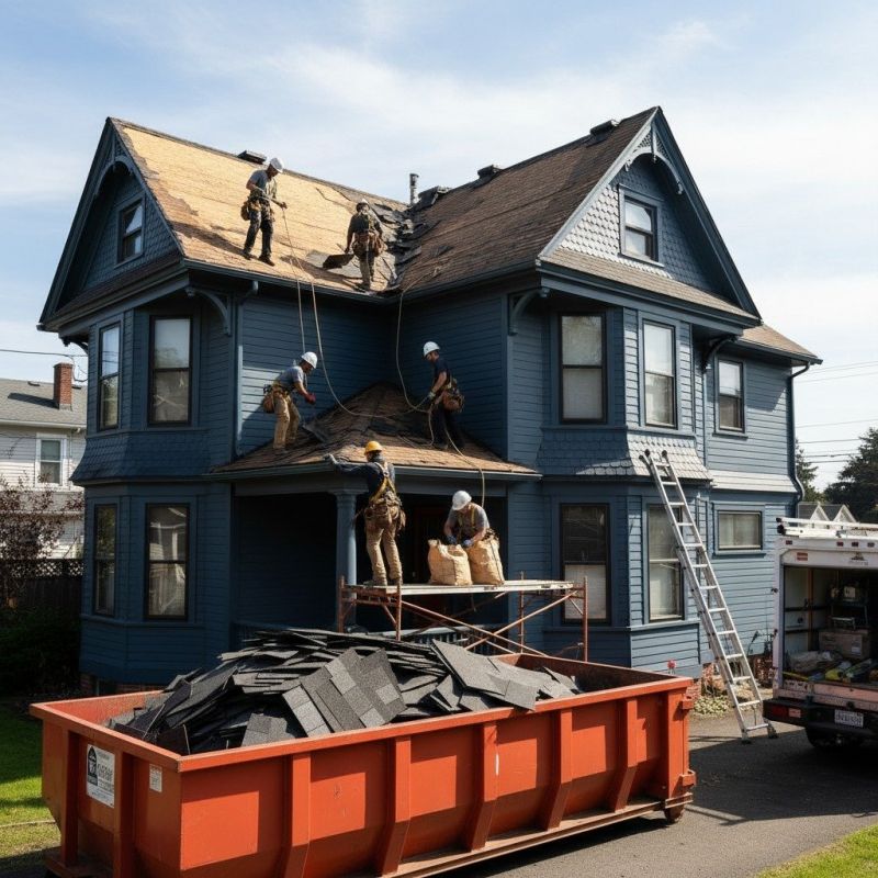 Damaged Roof Replacement in Batavia, IL