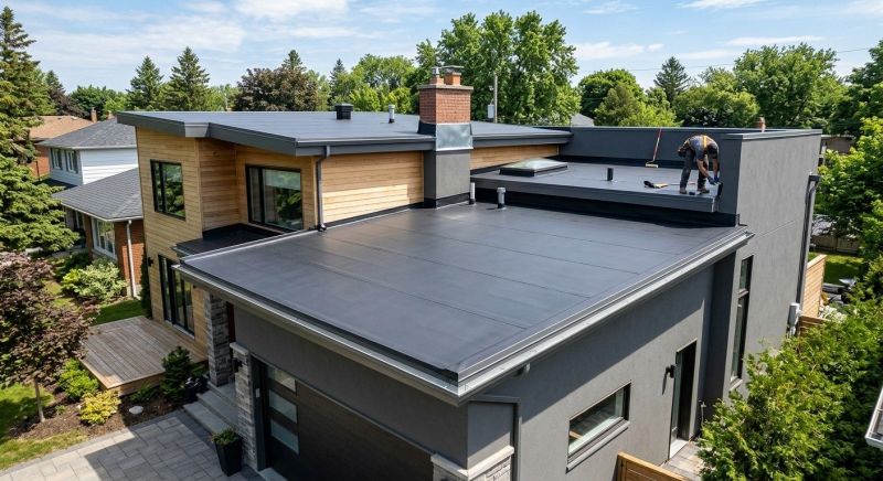 Epdm Roof Installation in Kendall County, IL