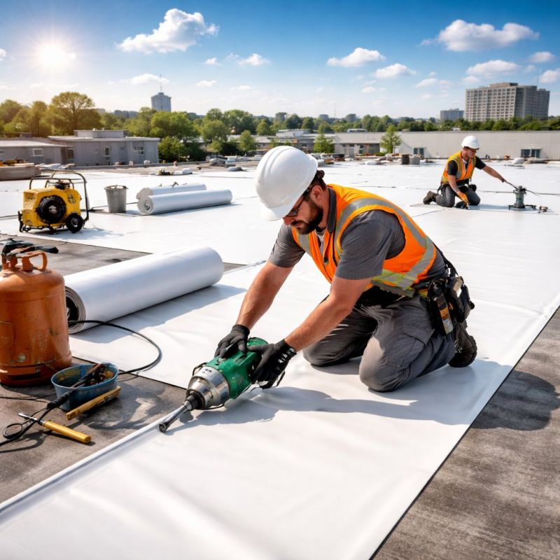 Epdm Roof Installation in Melrose Park, IL