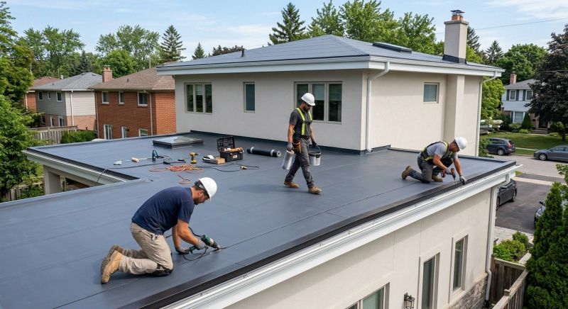 Flat Roof Installation in Roselle, IL