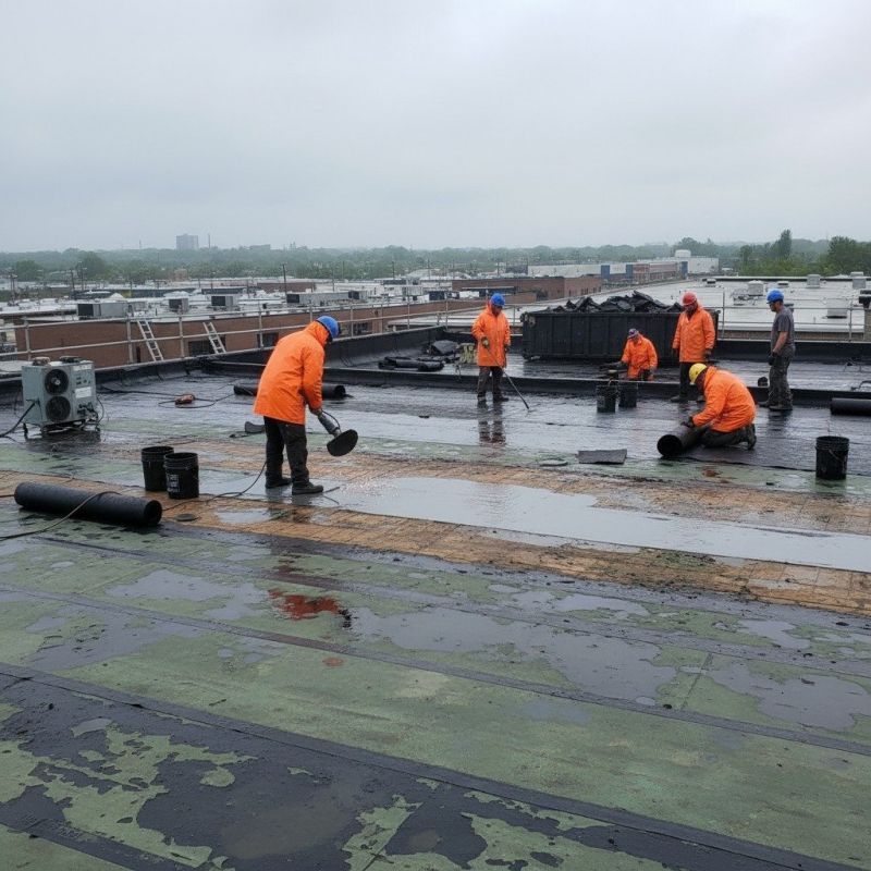 Flat Roof Repair in Elgin, IL