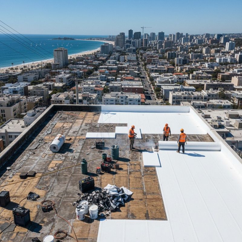 Flat Roof Replacement in Lemont, IL