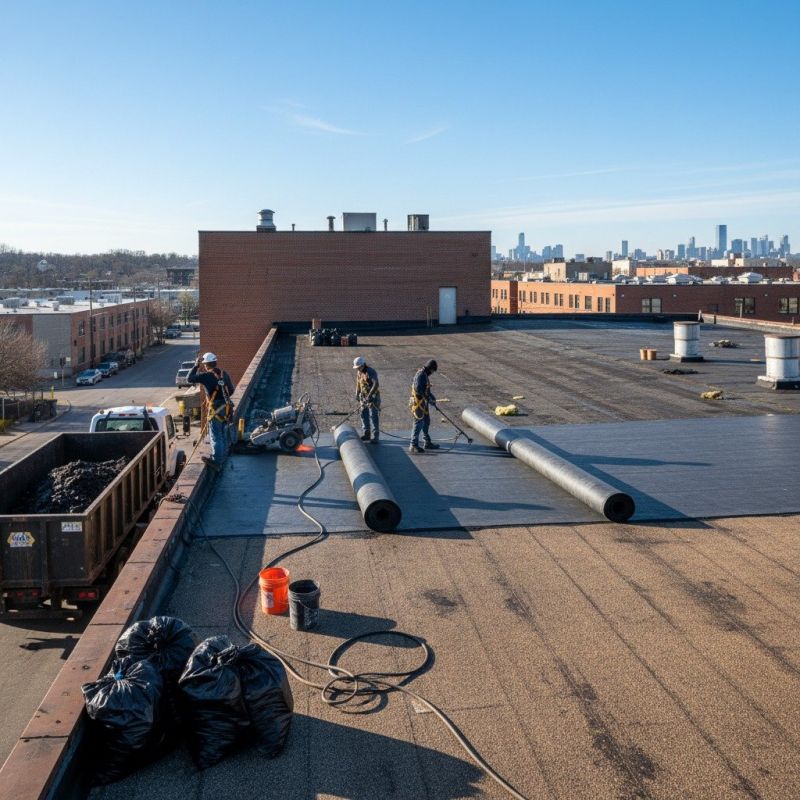 Flat Roof Replacement in New Lenox, IL
