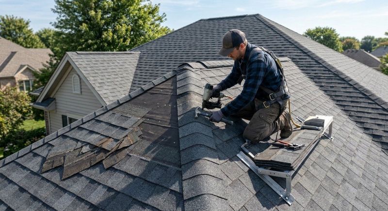 Hip Roof Shingle Replacement in Kane County, IL