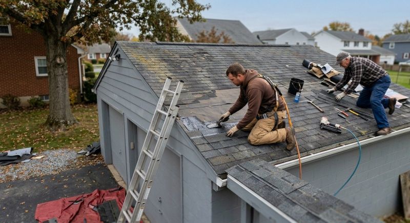 House Roof Repair in Clarendon Hills, IL