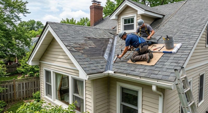 House Roof Repair in Hoffman Estates, IL