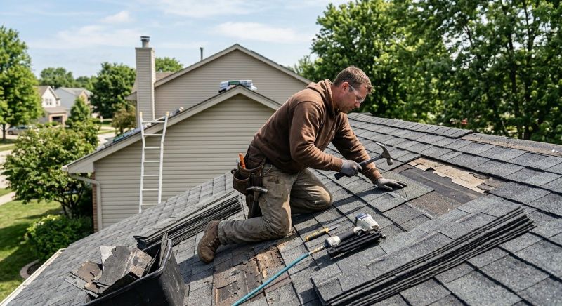 House Roof Repair in La Grange, IL
