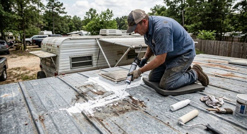 Metal Roof Flashing Repair in Kane County, IL