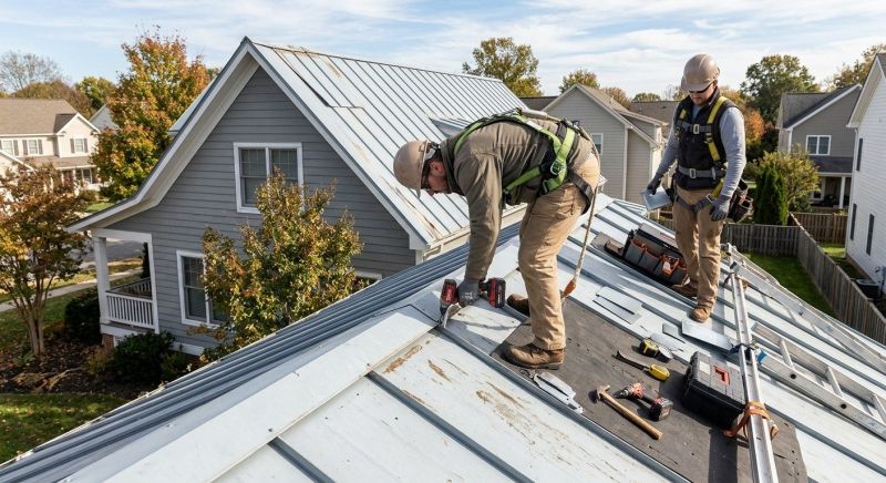 Metal Roof Repair in Kendall County, IL