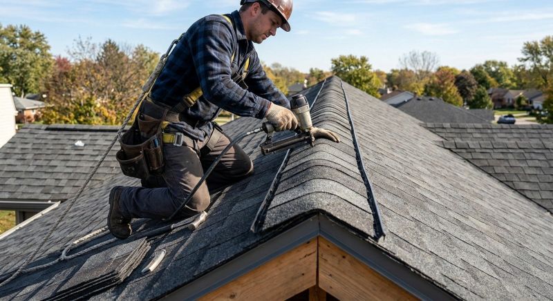 Ridge Cap Repair in Kane County, IL