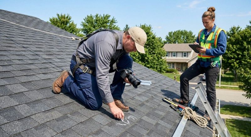 Roof Damage Inspection in Bensenville, IL