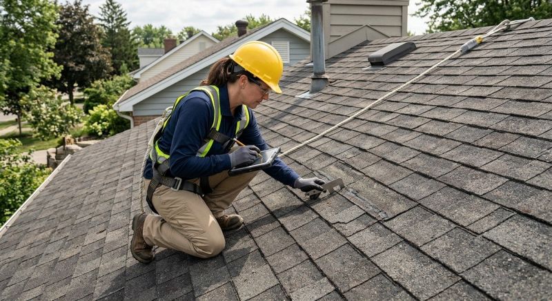 Roof Damage Inspection in La Grange, IL