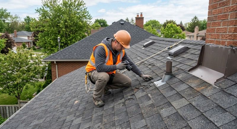 Roof Damage Inspection in New Lenox, IL