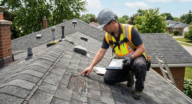 Roof Damage Inspection in Winfield, IL