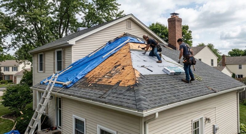 Roof Damage Repair in Gilberts, IL