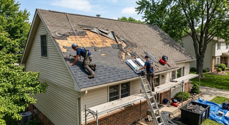 Roof Damage Repair in Hillside, IL