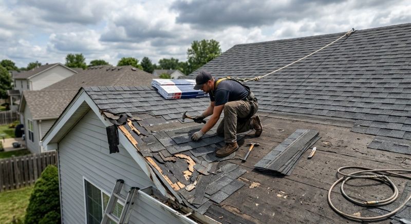Roof Damage Restoration in Hickory Hills, IL