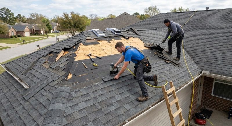 Roof Damage Restoration in Kane County, IL