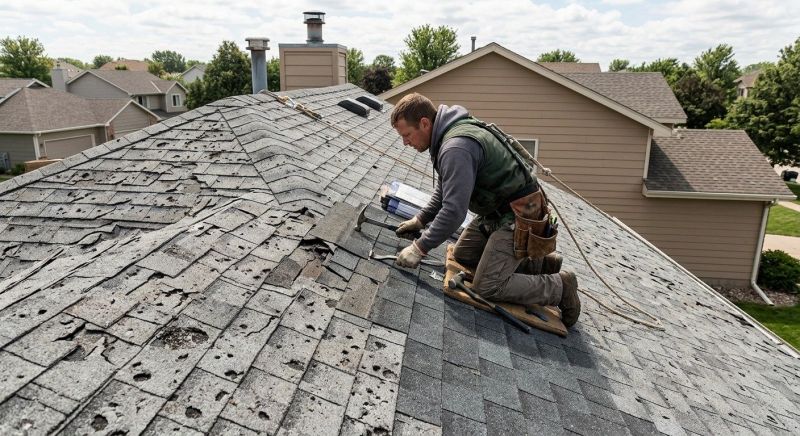 Roof Damage Restoration in Kane County, IL