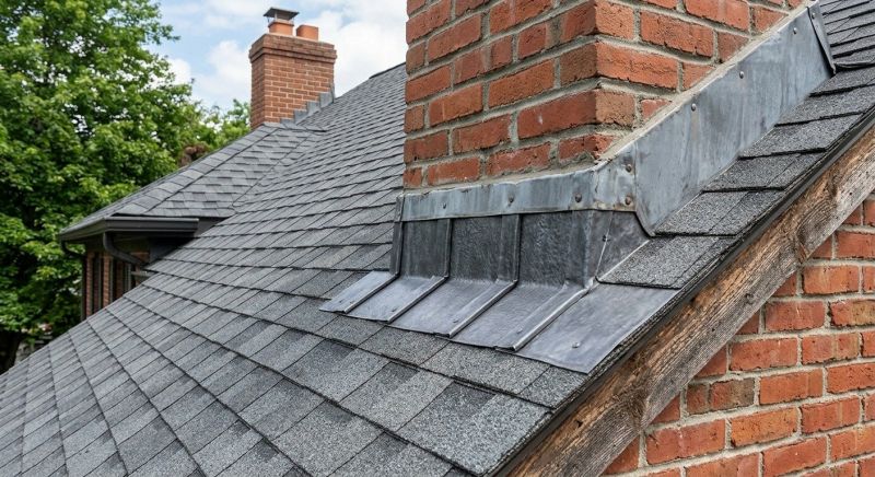 Roof Flashing Installation in Oswego, IL