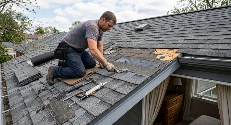 Roof Ridge Repair in Kane County, IL