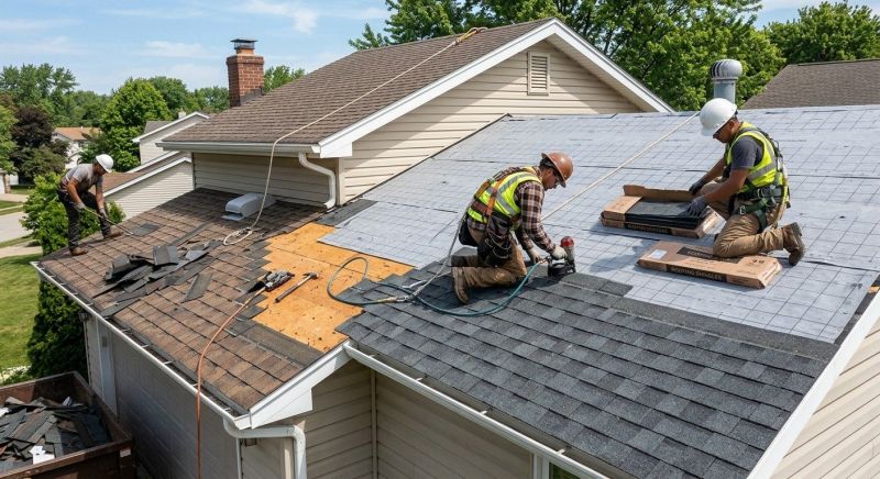 Roof Shingle Replacement in Kane County, IL