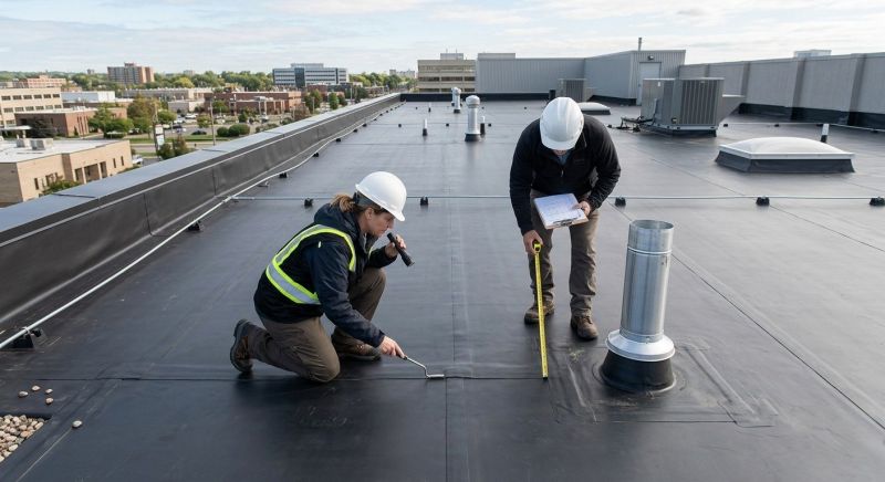 Rubber Roof Inspection in Kane County, IL