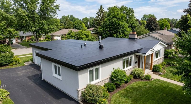 Rubber Roof Installation in Kane County, IL